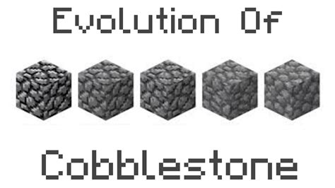 Evolution Of Cobblestone Texture YouTube