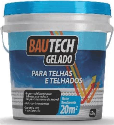 Bautech Gelado Impermeabilizante E Anticalorias Para Telhado R