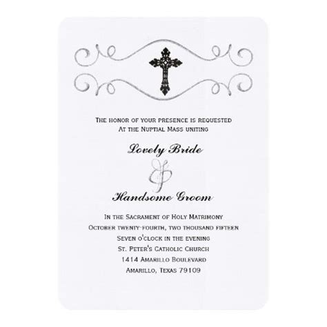 Holy Matrimony Wedding Invitation Wording