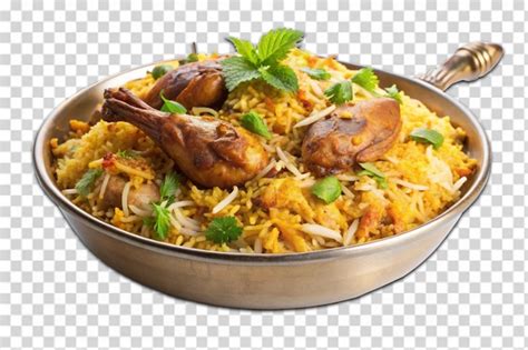 Chicken Handy Biryani Png Premium Ai Generated Psd