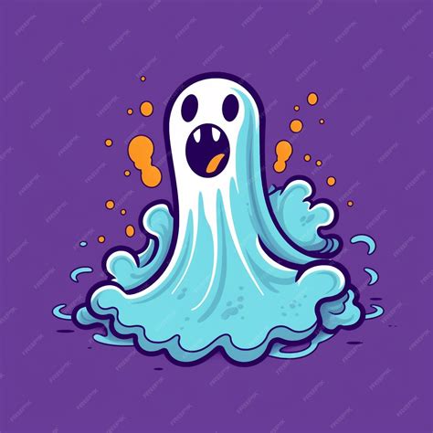 Premium Photo Cute And Spooky Ghost Vector Art Halloween Clipart Characters And Designs