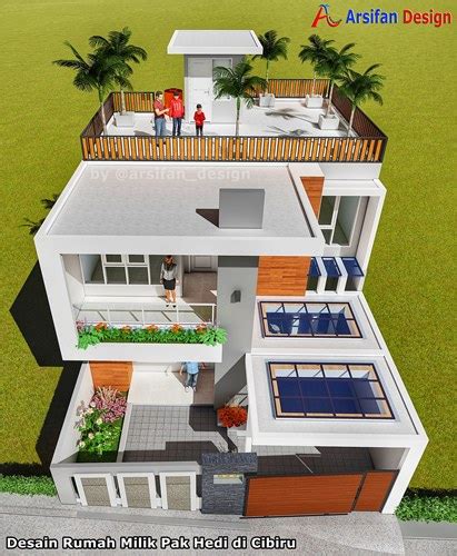 Desain Rumah Lantai Lebar Meter A Arsifan Project Bangun