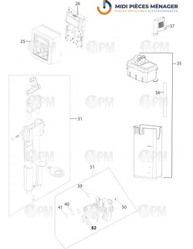 Vue Eclatee Delonghi Ecam B S