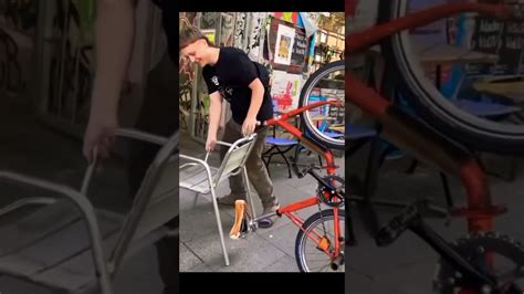 Crazy Bicycle Seat😂😂 Shorts Shortsvideo Shortsfeed Inventions Crazy Funnyvideo Funny