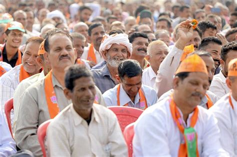 Photo BJP National President Shri Amit Shah Addressing A Public