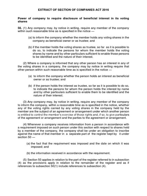 section   companies act   justice crime violence