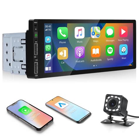 Buy Single Din Touchscreen Car Stereo With Wireless Apple CarPlay