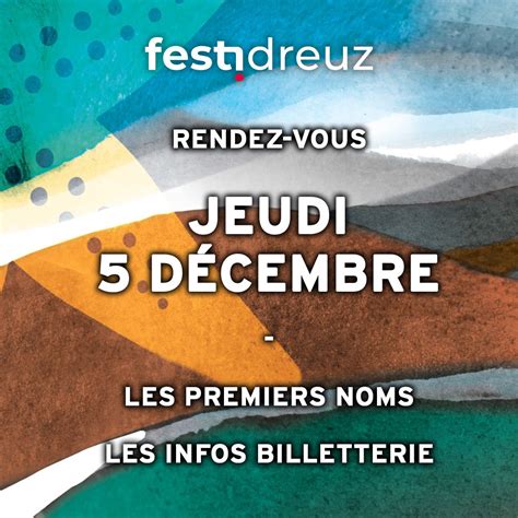 Festidreuz Re Annonce Le D Cembre Le Festidreuz