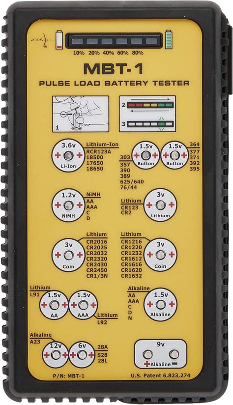 Zts Mbt 1 Multi Battery Tester Amazonca Electronics