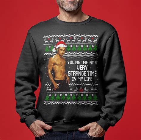 Fight Club Men's Ugly Christmas Sweaters - The Wholesale T-Shirts By VinCo