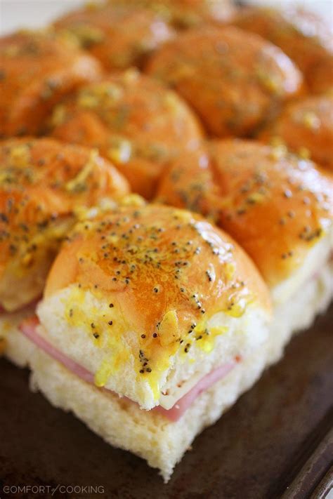 ham and cheese hawaiian rolls baked