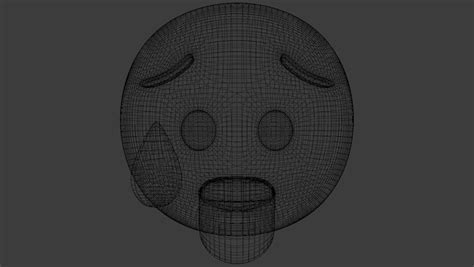 Hot Emoji 3d Model Cgtrader