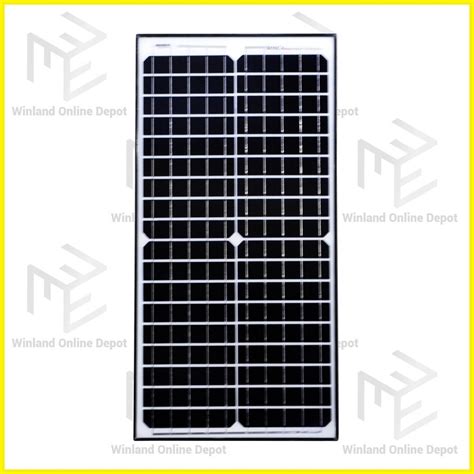 Bosca By Winland Solar Panel Mono 35 Watts 12 Volt Pv Solar Module