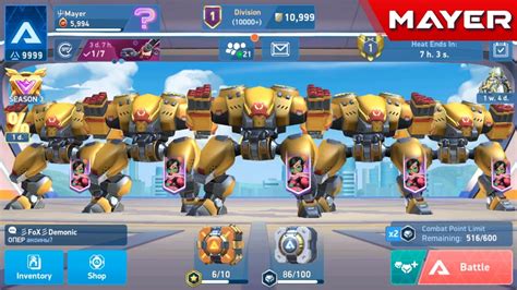 Highest Hangar Power Mech Arena YouTube