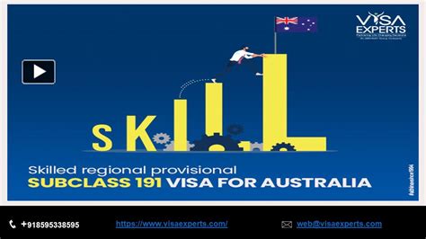 Ppt Skilled Regional Provisional Subclass 191 Visa For Australia