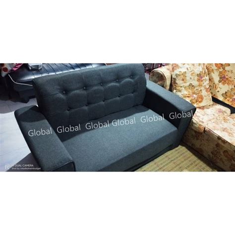 Harga Kilang Ready Stock Pvc Sofa Seater Seater Stool Fabric Sofa