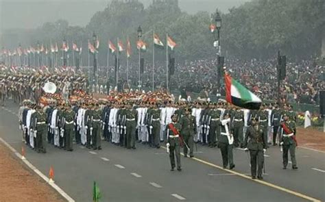 149-member UAE military contingent marks start of Republic Day Parade ...