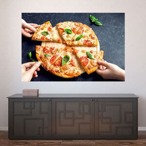 Painel Adesivo De Parede Pizza Pizzaria 1227png Leroy Merlin