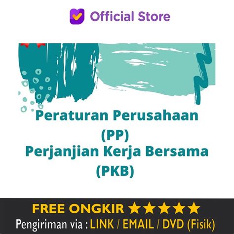 Jual Paket Peraturan Perusahaan Pp Perjanjian Kerja Bersama Pkb