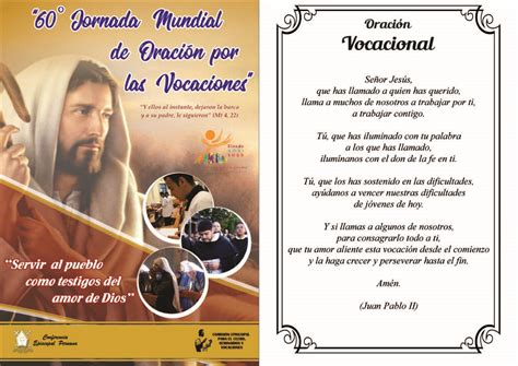 30 de Abril 60 Jornada de Oración por las Vocaciones Prelatura de