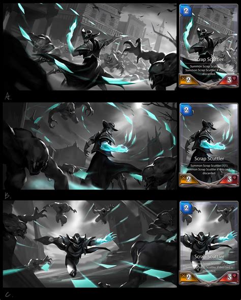 Underworld Twisted Fate Lvl 2 Full Artwork And Sketches Legends Of