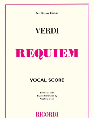 Requiem Sheet Music By Giuseppe Verdi Nkoda Free 7 Days Trial