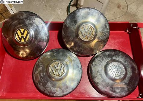 TheSamba VW Classifieds Beetle Hub Cap Set OEM 68 Up