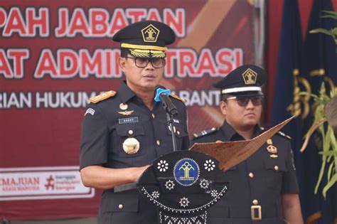 Detak Banten Empat Pejabat Administrasi Kemenkumham Banten Dilantik