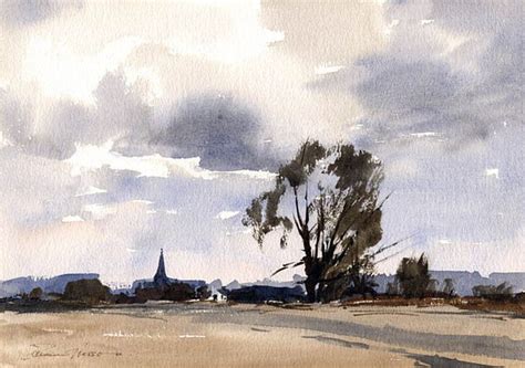 Edward Wesson Watercolors In Watercolor Landscape Paintings