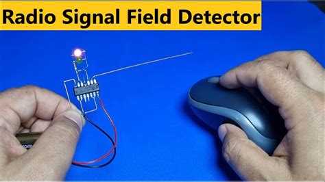 3 Simple Rf Detector Circuits Radio Signal Field Detector Youtube