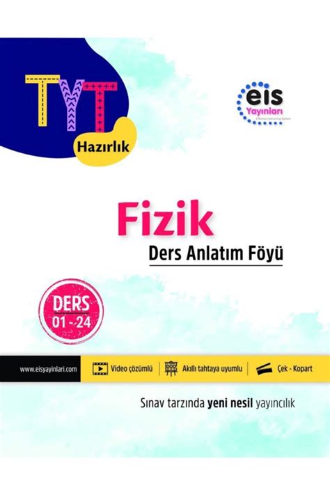 Eis Yay Nlar Eis Tyt Fizik Ders Anlat M F Y Daf Fiyat Yorumlar