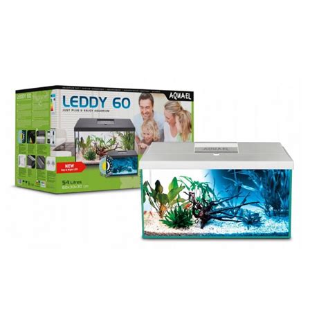 Aquael Leddy Day Night White Aquarium Set