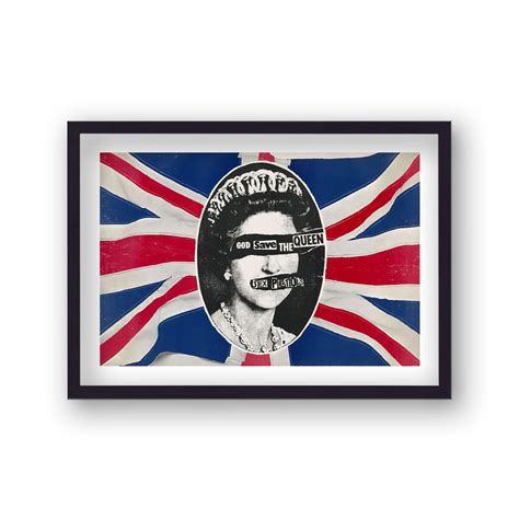 God Save The Queen Sex Pistols Art Print