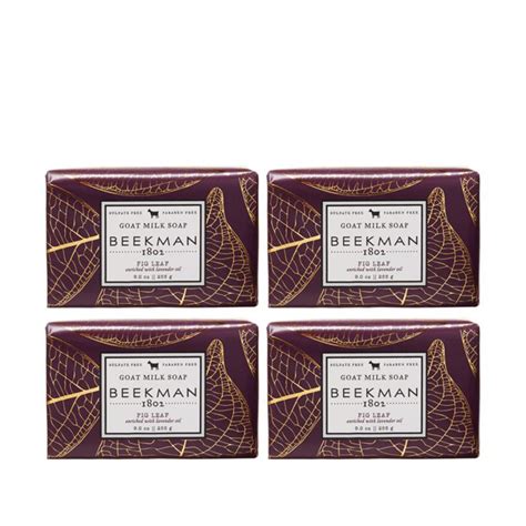 Beekman 1802 Fig Leaf Goat Milk Bar Soap 4 Piece Set 8732048 Hsn