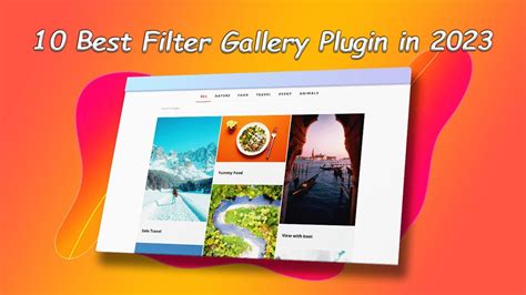 Best Filter Gallery Plugin In Awesome Portfolio Filter