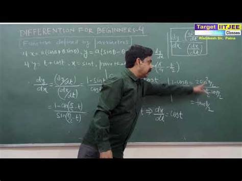 Differentiation 4 Parametric Function For Class XII By Rishikesh