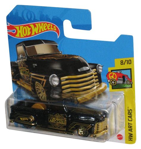 Hot Wheels Hw Art Black La Troca Toy Truck Short Card Walmart