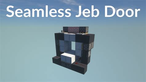 How To Make A Jeb Door In Minecraft Java