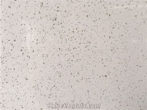 Artificial White Sparking Quartz Stone Countertops From China