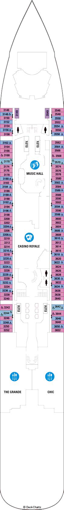 Royal Caribbean Anthem Of The Seas Deck Plans Reviews And Pictures