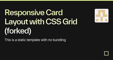 Responsive Card Layout With Css Grid Forked Codesandbox