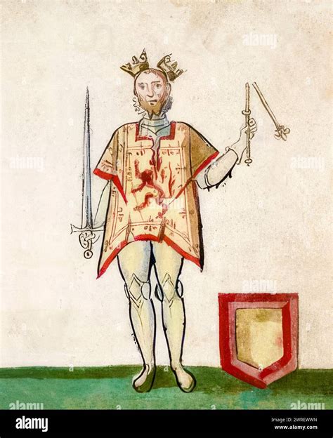 John Balliol Circa 1249 1314 King Of Scots 1292 1296 Illuminated