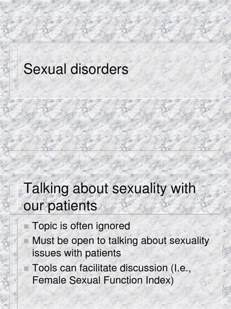 Sexual Disorders Powerpoint Presentation Pdf Sexual Dysfunction Sexual Arousal