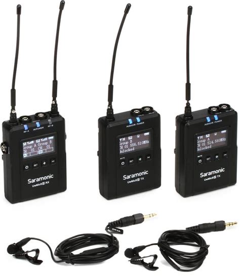 Saramonic UwMic9S Kit 2 Advanced 2 Person Wireless UHF Lavalier System