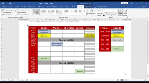 Tablas En Word Youtube