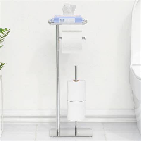 Joseph Joseph Bathroom Easystore Free Standing Toilet Paper Roll Holder