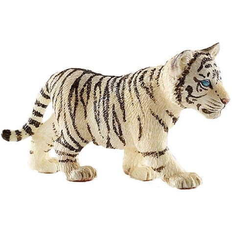 Schleich Wild Life Tiger Cub White Toy Figurine