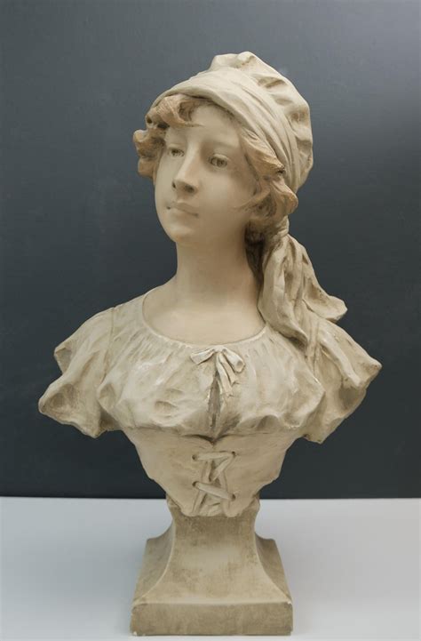 Art Nouveau Bust Young Girl France At 1stdibs Girl Busts