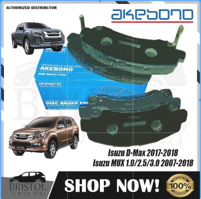 Genuine Akebono Front Brake Pads For Isuzu D Max Isuzu