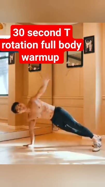 30 Second T Rotation Full Body Warmup Health And Fitness 2024 Youtube